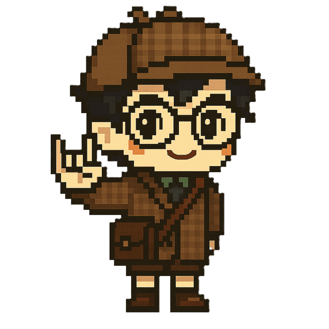 Metal gesture chibi character